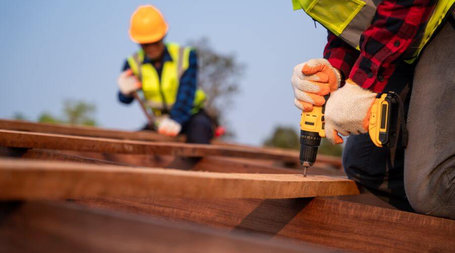 Expert tile roof repair services in Hustle, VA